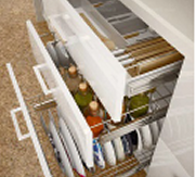 Tandem, Cutlery cup & saucer thali tray